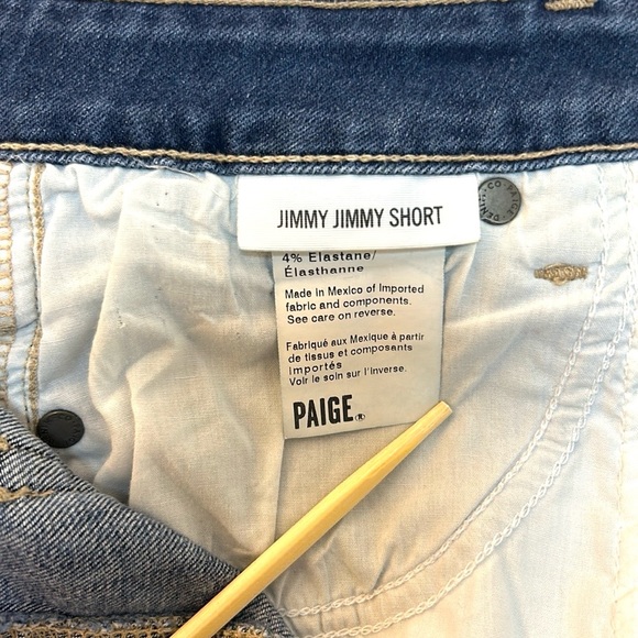 Paige jimmy jimmy short jean shorts women’s size 28 - Picture 10 of 11